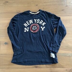 Old Navy Dark Blue New York Long Sleeve Tee